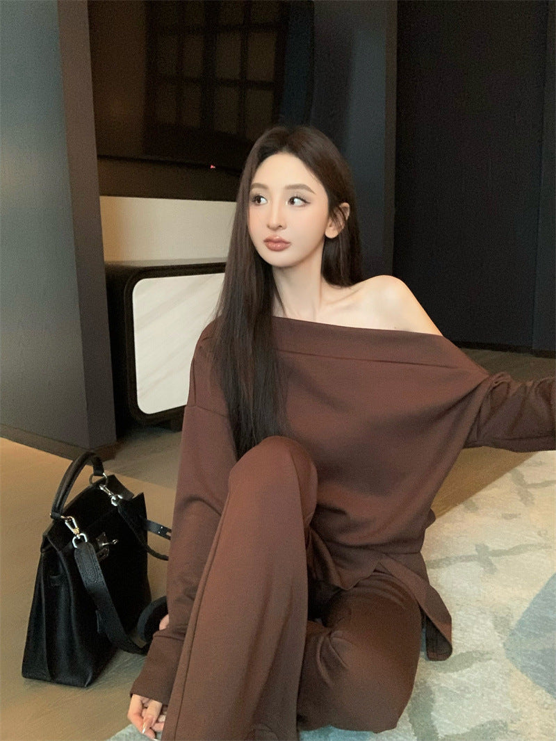 A Top Bootcut Pants Fashion Suit free delivery