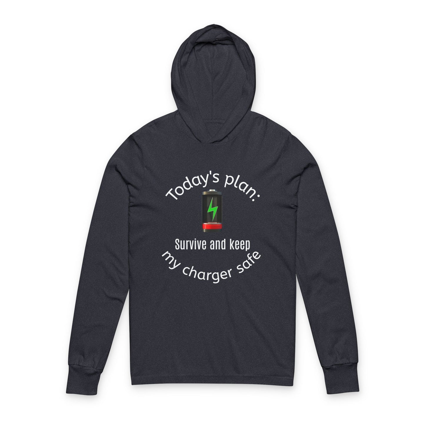 Energy Unisex Hooded Long Sleeve Tee