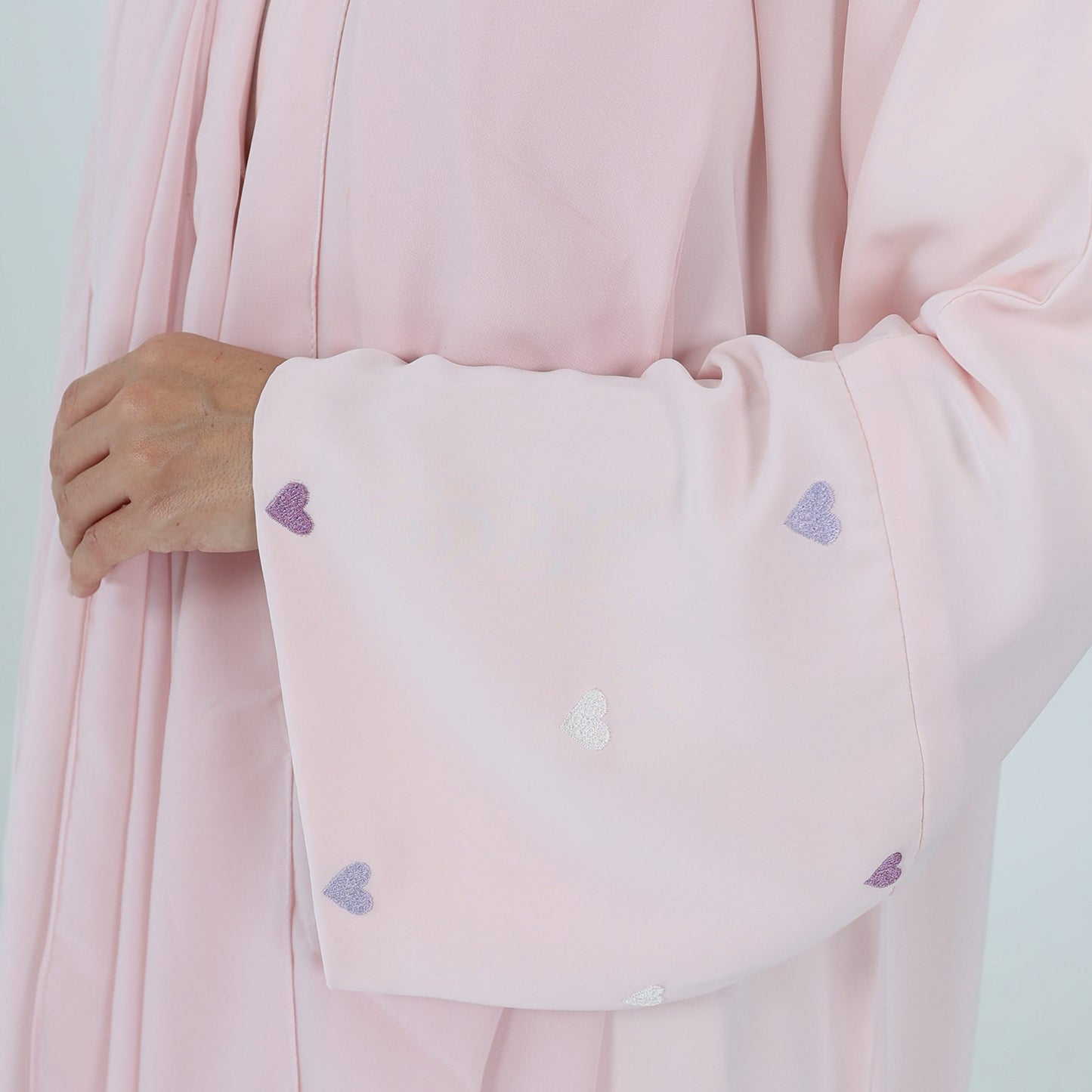 A Dubai Love Embroidered Elegant Cardigan Robe - Luxury Women's Fashion with Free Delivery