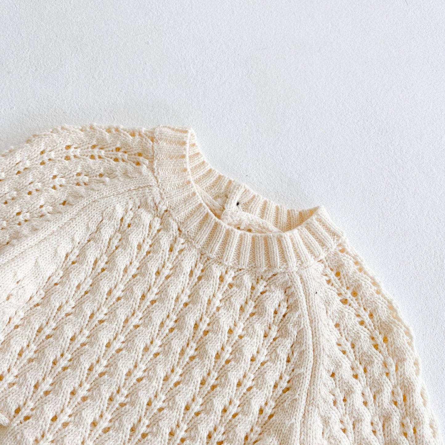 Girl Baby Knitted Hollow Waist Girdle Long Sleeves Harpy Dress Triangle free delivery