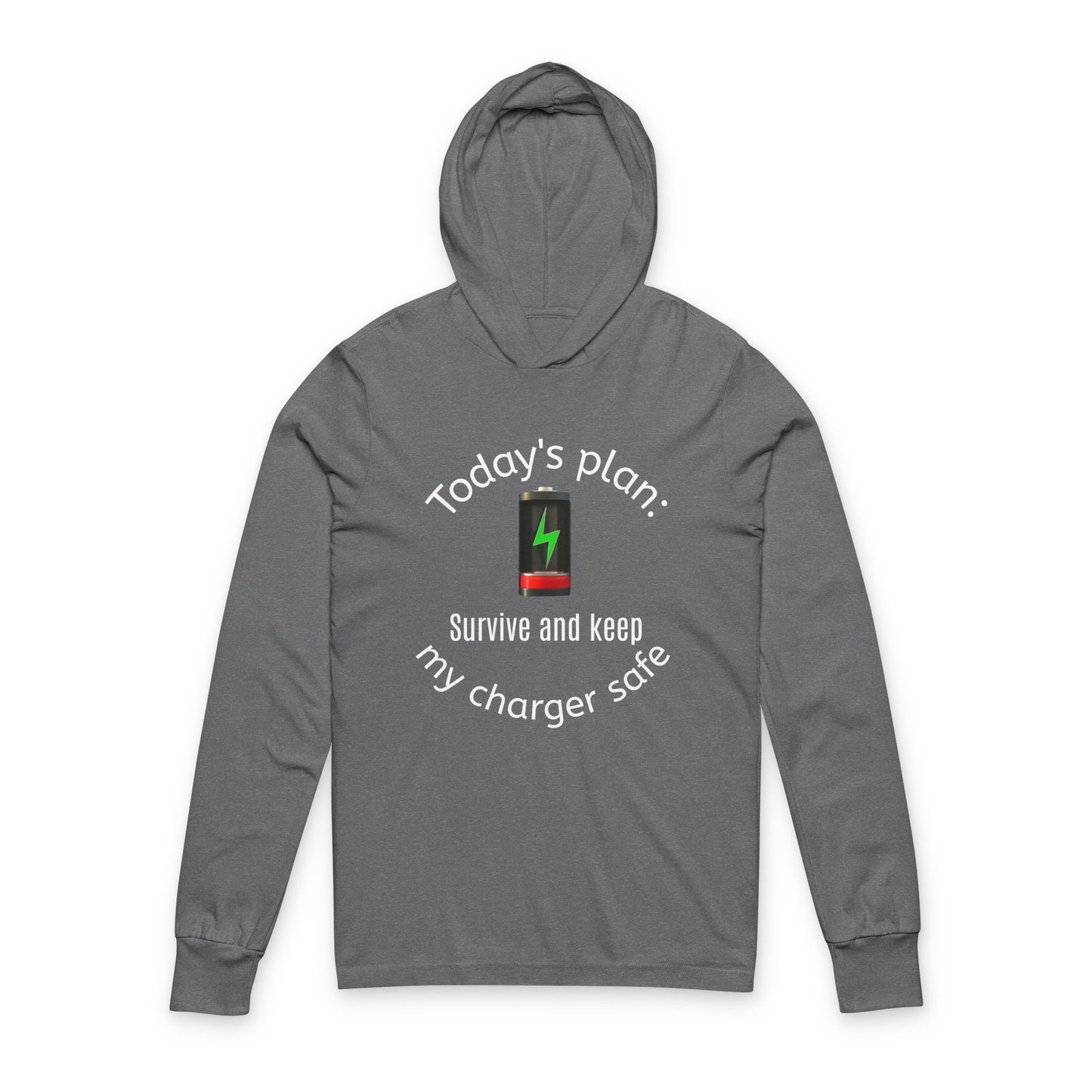 Energy Unisex Hooded Long Sleeve Tee