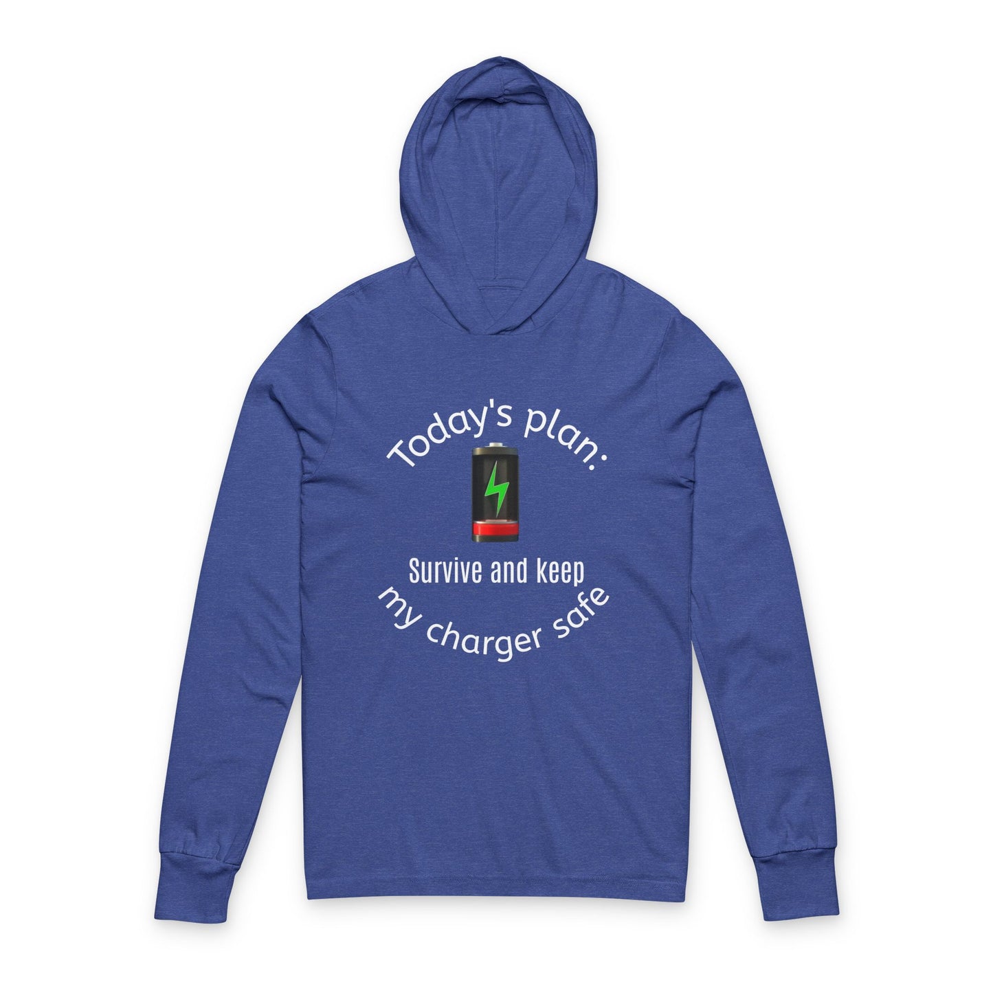 Energy Unisex Hooded Long Sleeve Tee