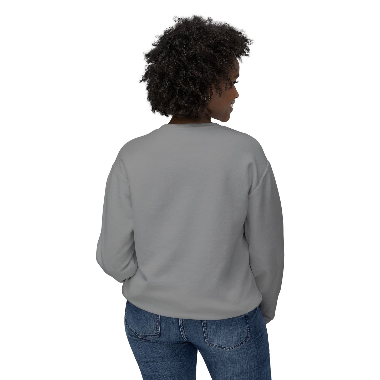 Flower Unisex Lightweight Crewneck Sweatshirt