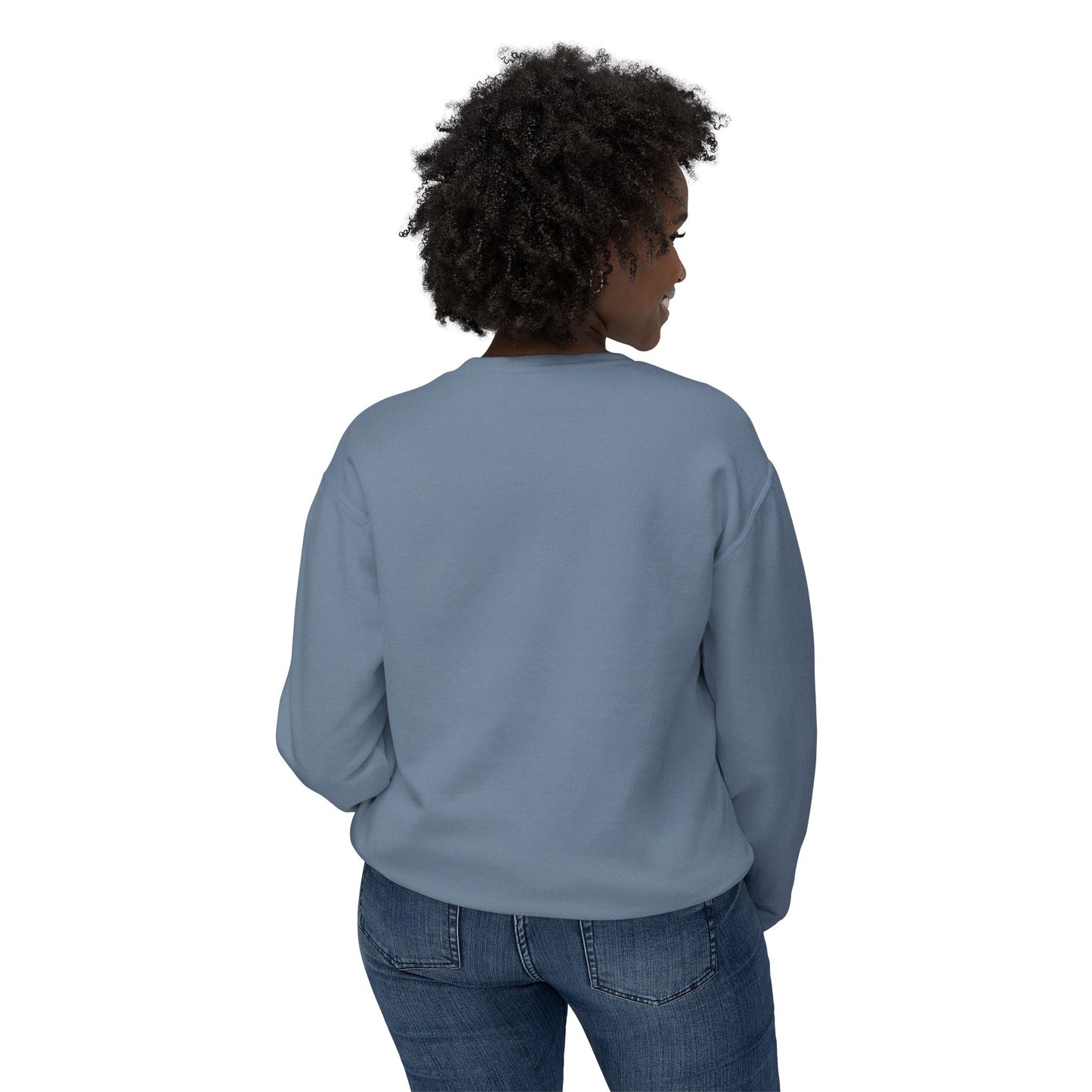 Flower Unisex Lightweight Crewneck Sweatshirt