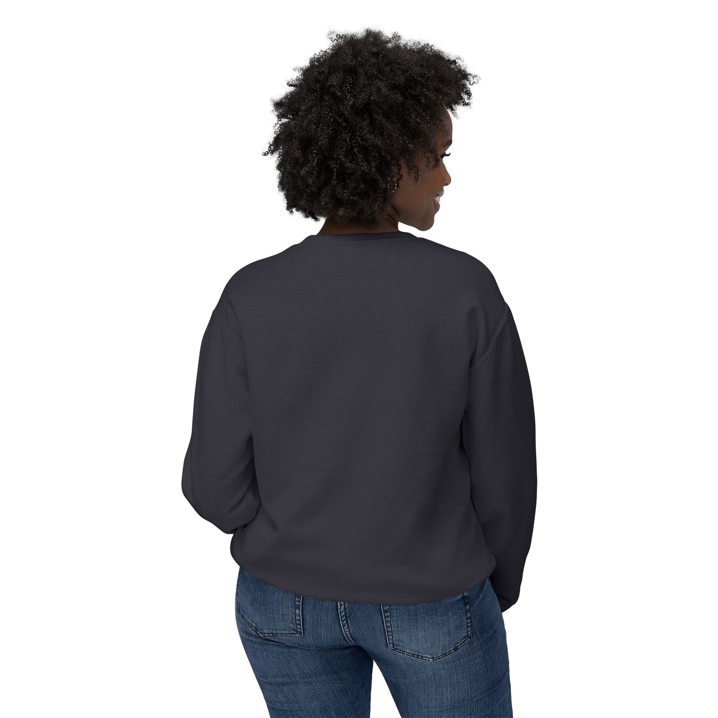 Flower Unisex Lightweight Crewneck Sweatshirt