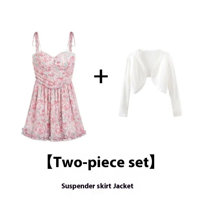 Elegant And Beautiful Suspenders Dress Women free delivery
