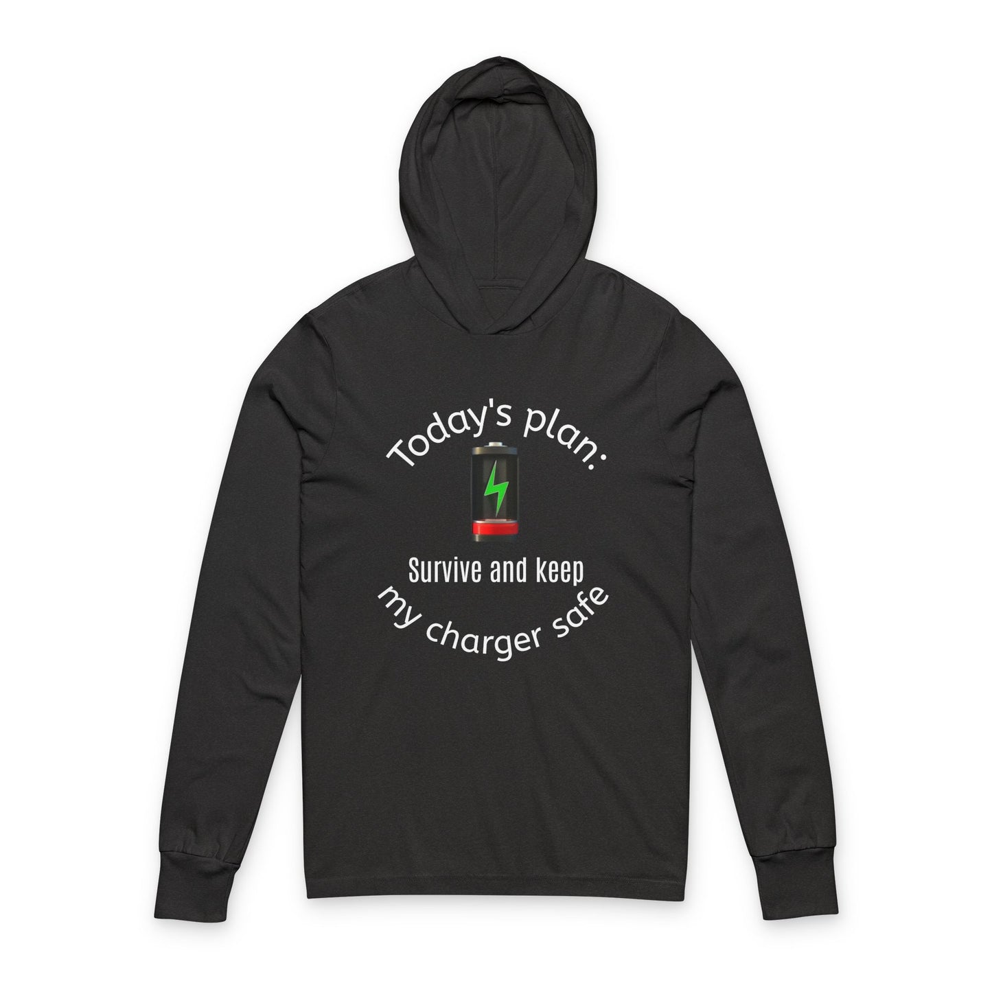 Energy Unisex Hooded Long Sleeve Tee
