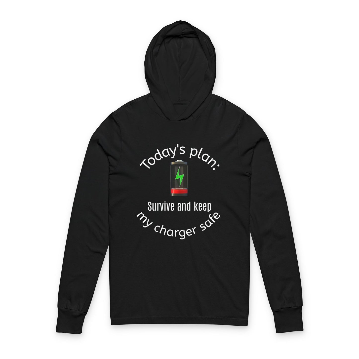 Energy Unisex Hooded Long Sleeve Tee