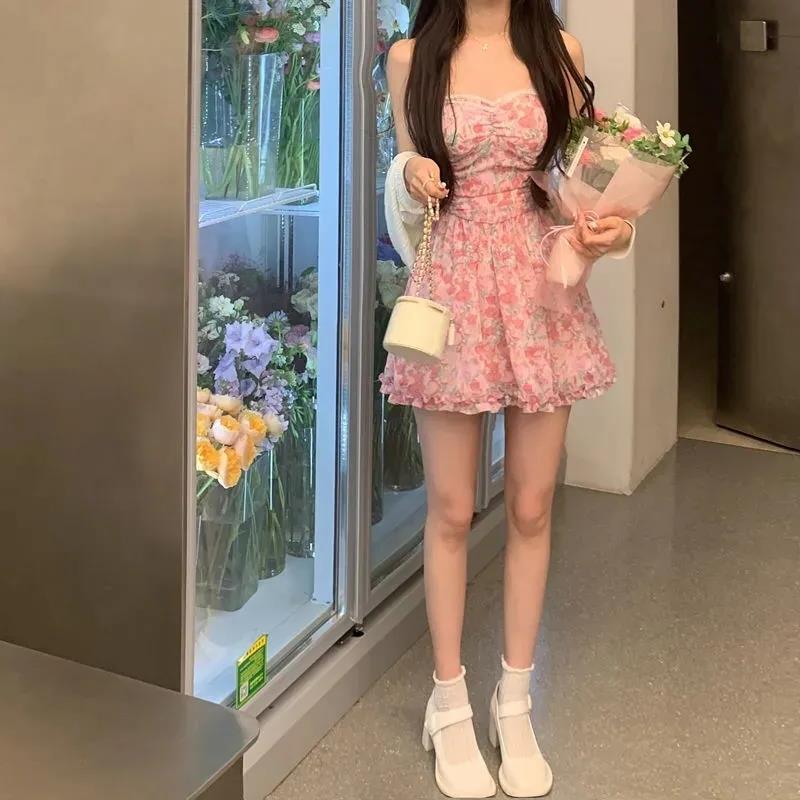 Elegant And Beautiful Suspenders Dress Women free delivery