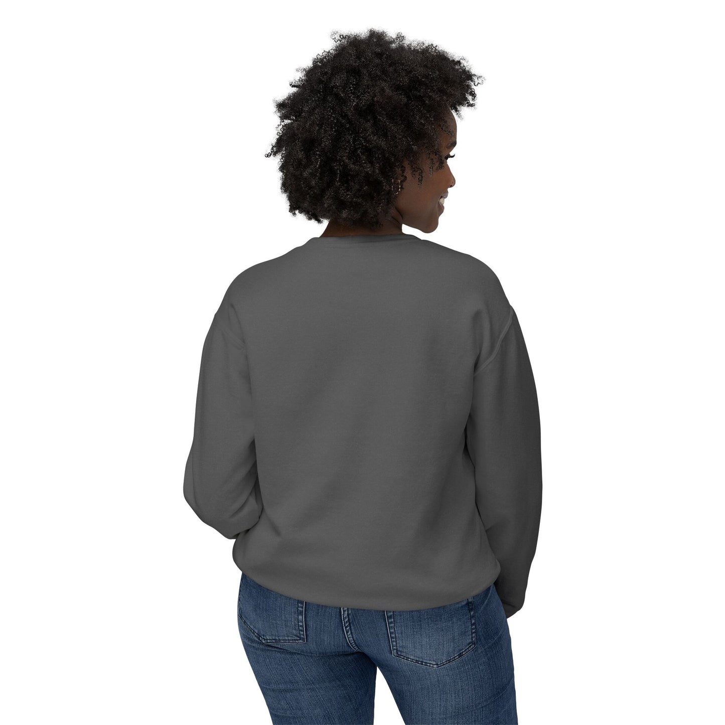 Flower Unisex Lightweight Crewneck Sweatshirt