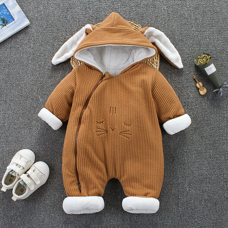 Autumn Winter Coat Jumpsuit Baby Clothing Newborn Snowsuit Boy Warm Romper Down Cotton Jackets Girl Snow clothes Bodysuit free delivery