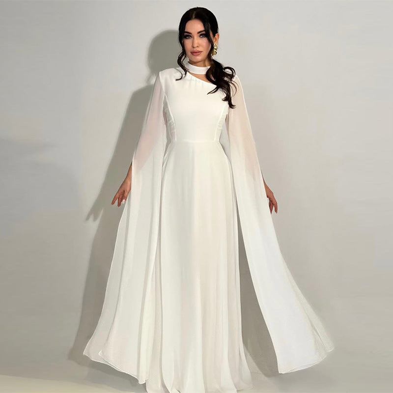 A Women's Clothing Sexy Slimming Slim-fit Graceful Long Sleeve Dress free delivery