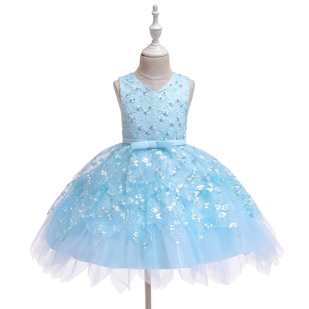 Clothing Baby Girls Middle And Small Children Kindergarten Dresses free delivery