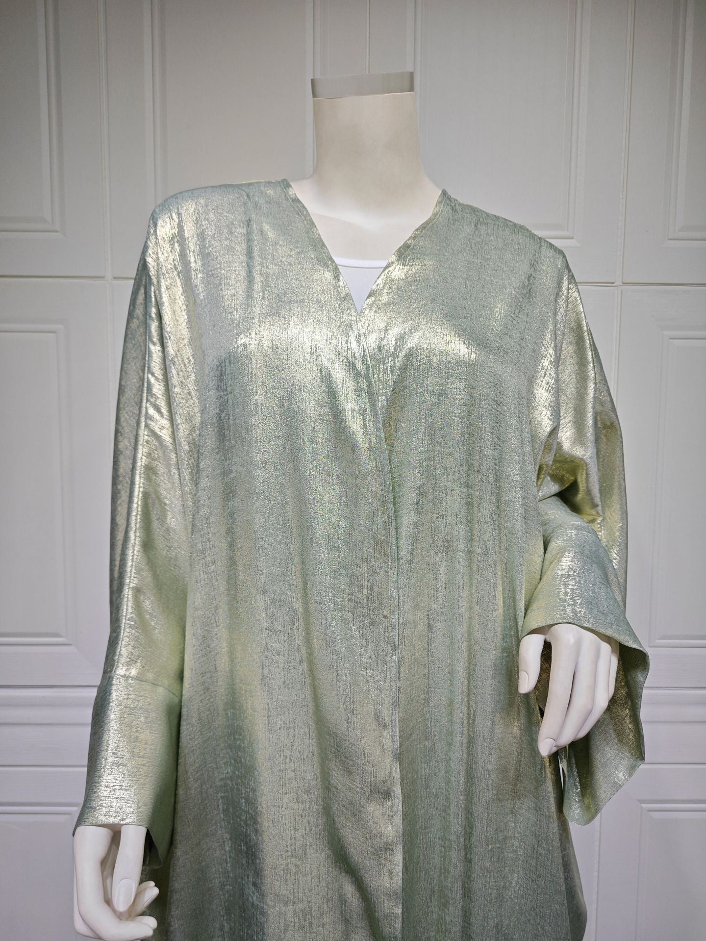 A Muslim Fashion Bronzing Robe Abaya Outer Wear free delivery