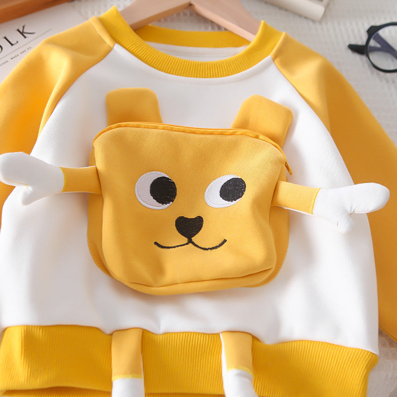 Baby Boy Autumn Clothes Suit Western Style free delivery