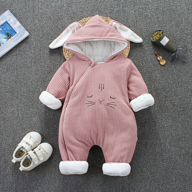 Autumn Winter Coat Jumpsuit Baby Clothing Newborn Snowsuit Boy Warm Romper Down Cotton Jackets Girl Snow clothes Bodysuit free delivery