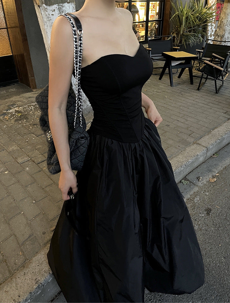 A High Elastic Waist Casual Loose Temperament A- Line Skirt free delivery