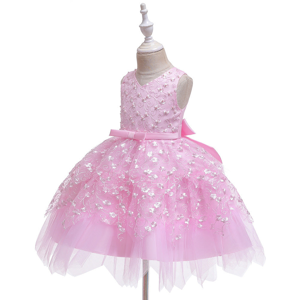 Clothing Baby Girls Middle And Small Children Kindergarten Dresses free delivery