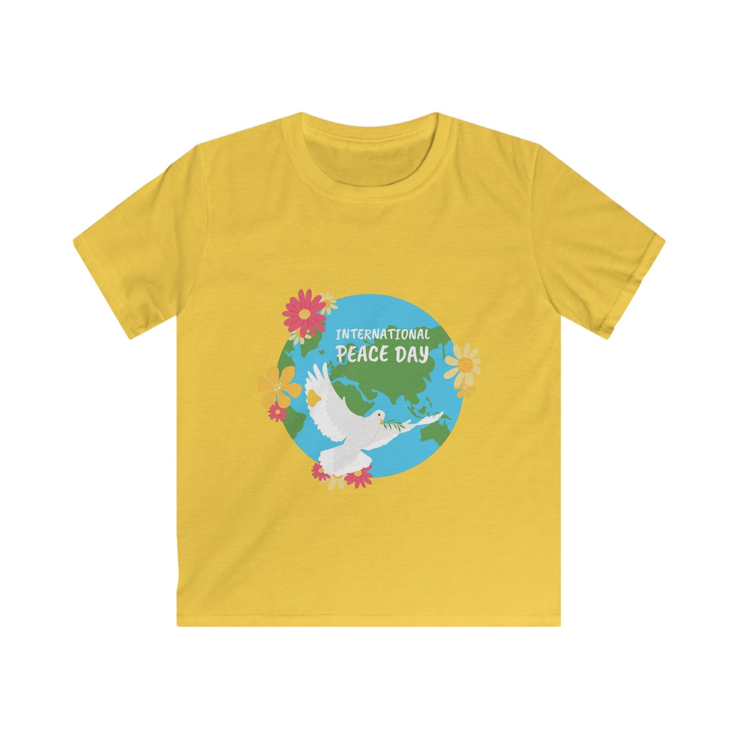 Peace day Kids Softstyle Tee