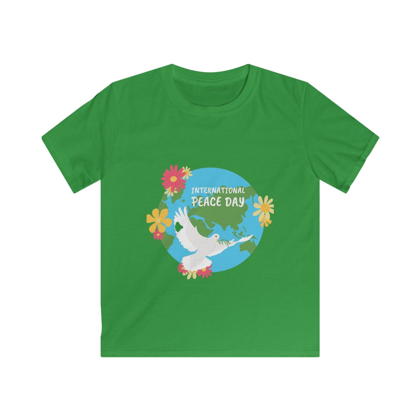 Peace day Kids Softstyle Tee