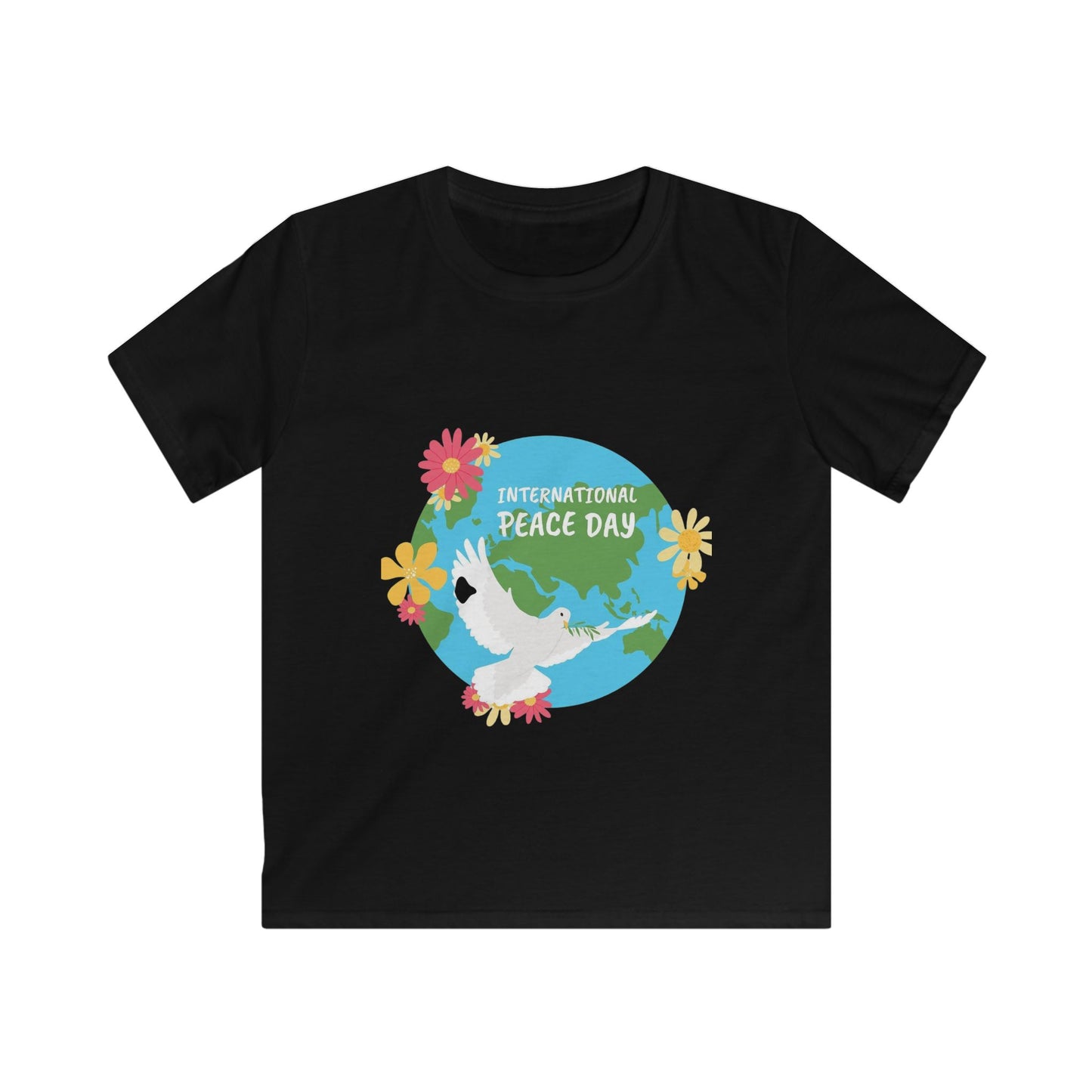 Peace day Kids Softstyle Tee