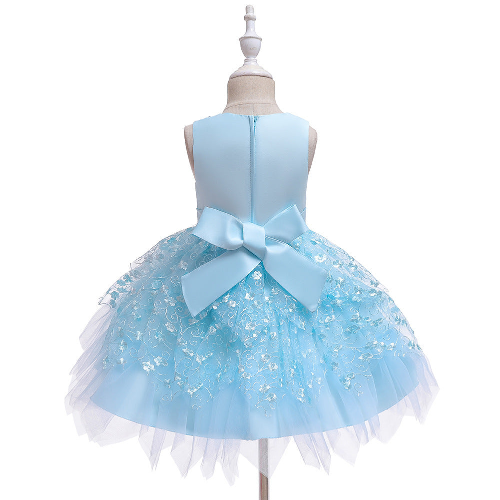 Clothing Baby Girls Middle And Small Children Kindergarten Dresses free delivery