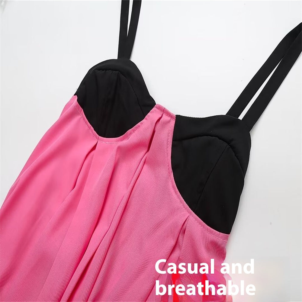 Women's Fashion Backless Sleeveless Sling Dress free delivery