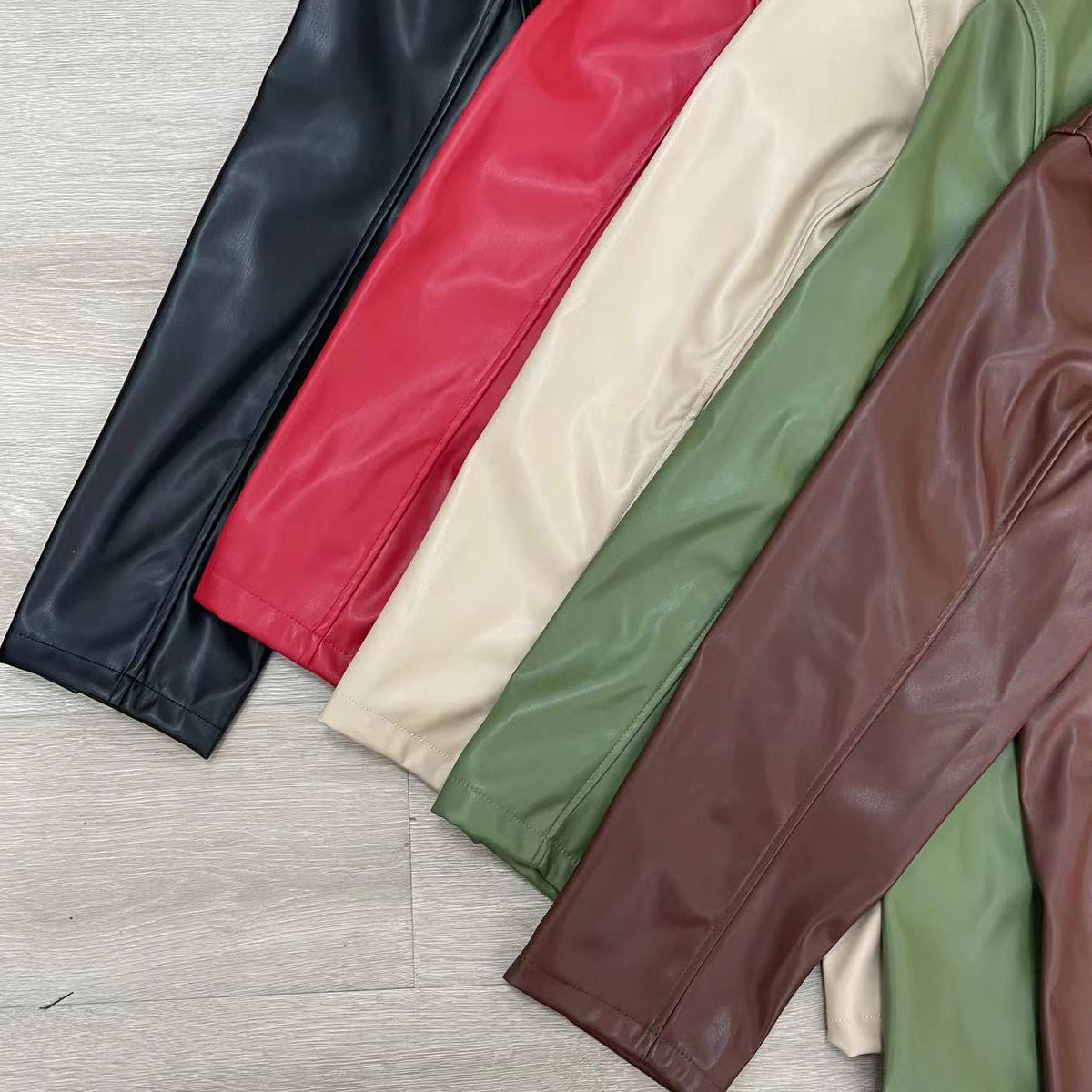 European And American Leather Coat Warm Suit free delivery