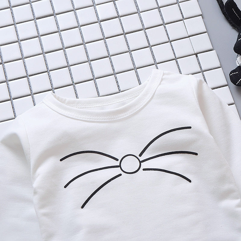 Infant Toddler Cartoon Strap Two-piece Suit For 0-1-2-3-4 Years Old free delivery