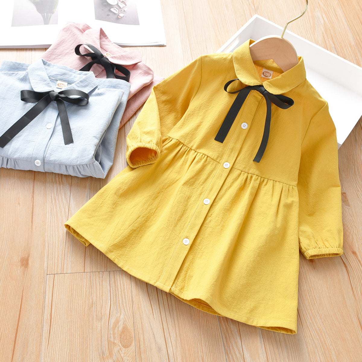 Children's Shirt Baby Western-style Dresses free delivery