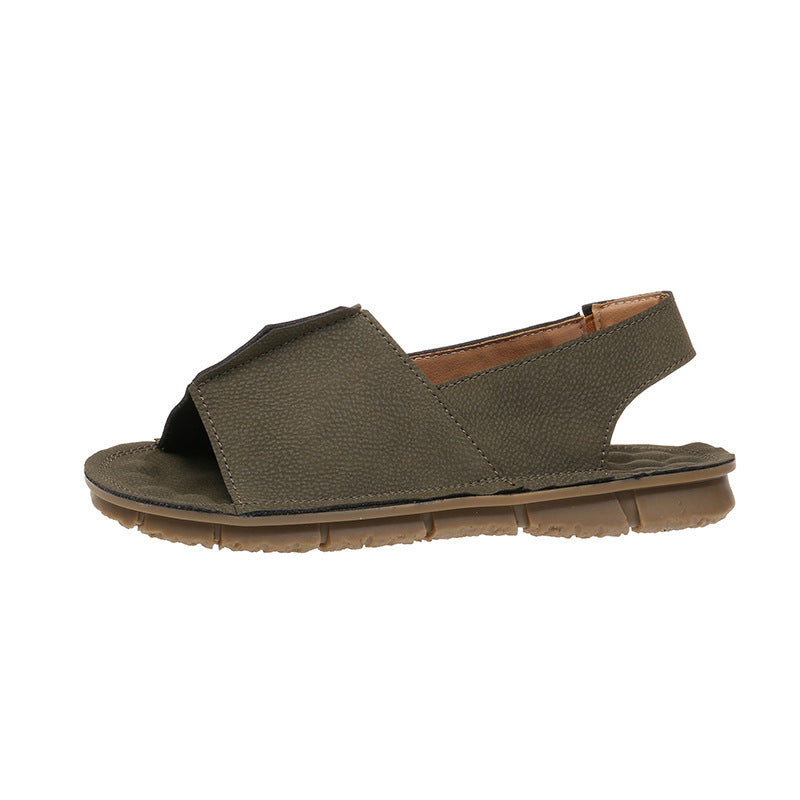 A Women's Fashion Casual Flat Beach Shoes free delivery
