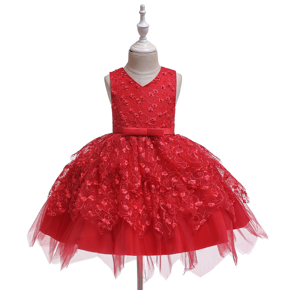 Clothing Baby Girls Middle And Small Children Kindergarten Dresses free delivery