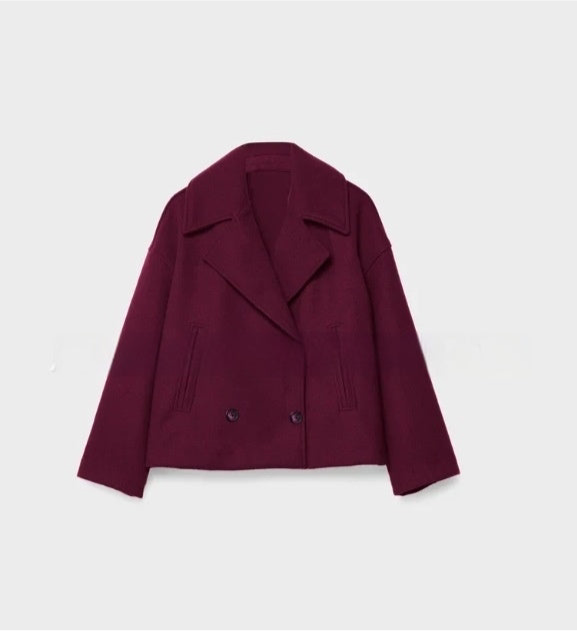 Foreign Trade European And American Women's Clothing Long Sleeve Coat Overcoat free delivery