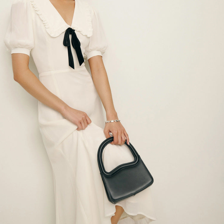 A High Sense Anti-aging Elegant Slim Fit Midi A- Line Skirt free delivery