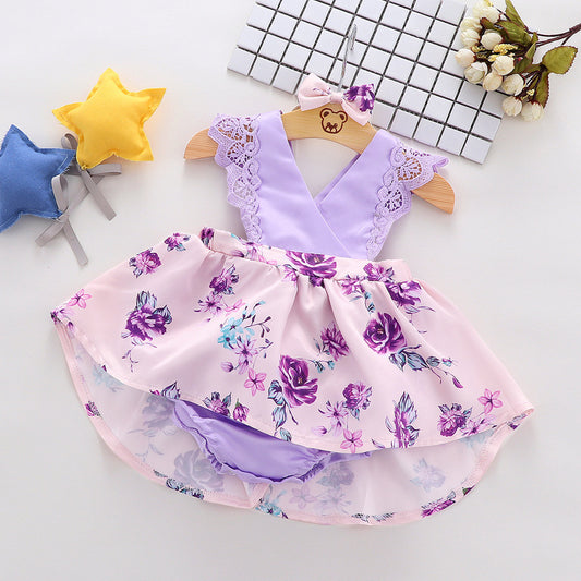 factory sells directly the Korean version of the summer dress for girls and children in . The baby summer princess dress is a cross-border hair substitute. Free delivery