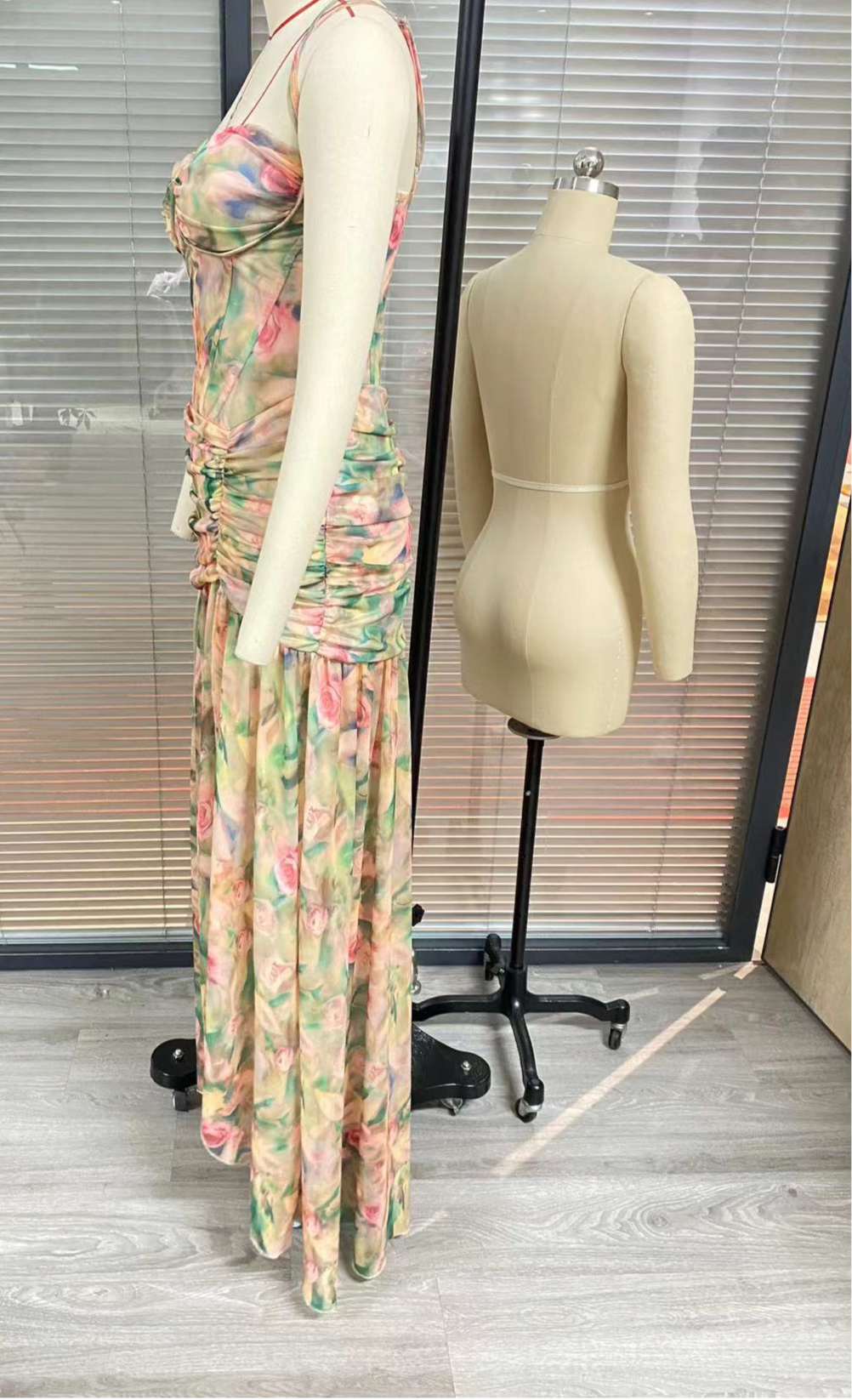 A Hot Girl Print Holiday Casual Dress free delivery