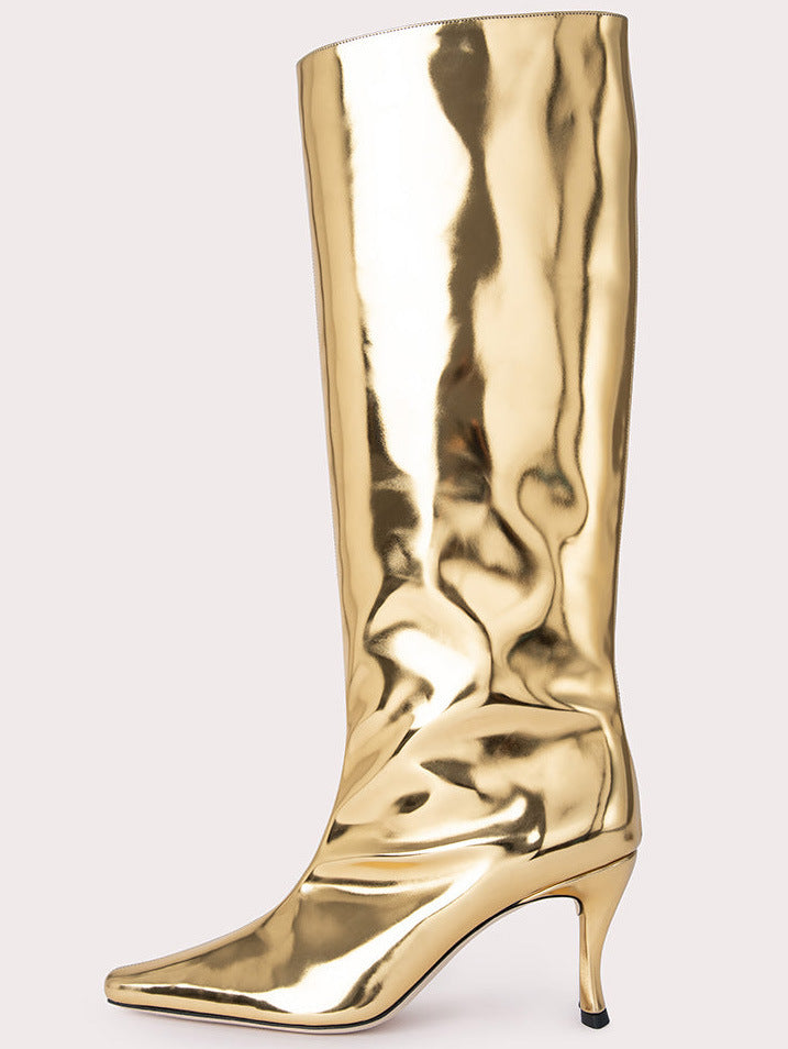 A New Style Square Head Cowboy Boot Women free delivery