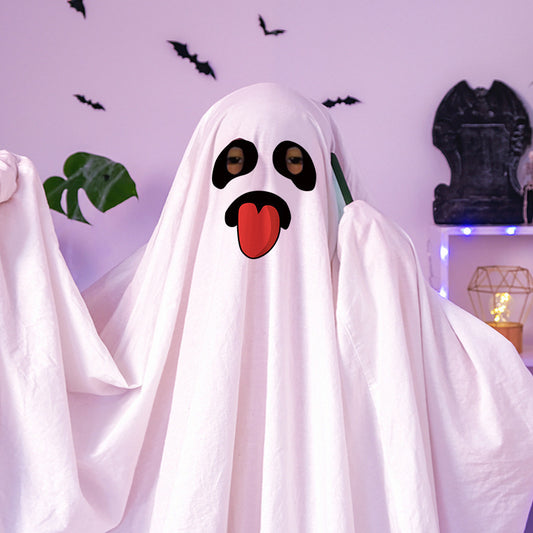 Halloween Party White Costume Ghost Cloak Robe free delivery