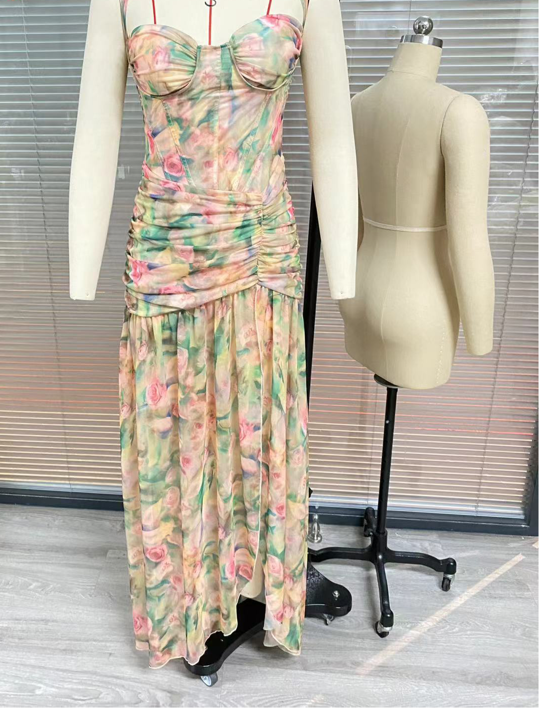 A Hot Girl Print Holiday Casual Dress free delivery