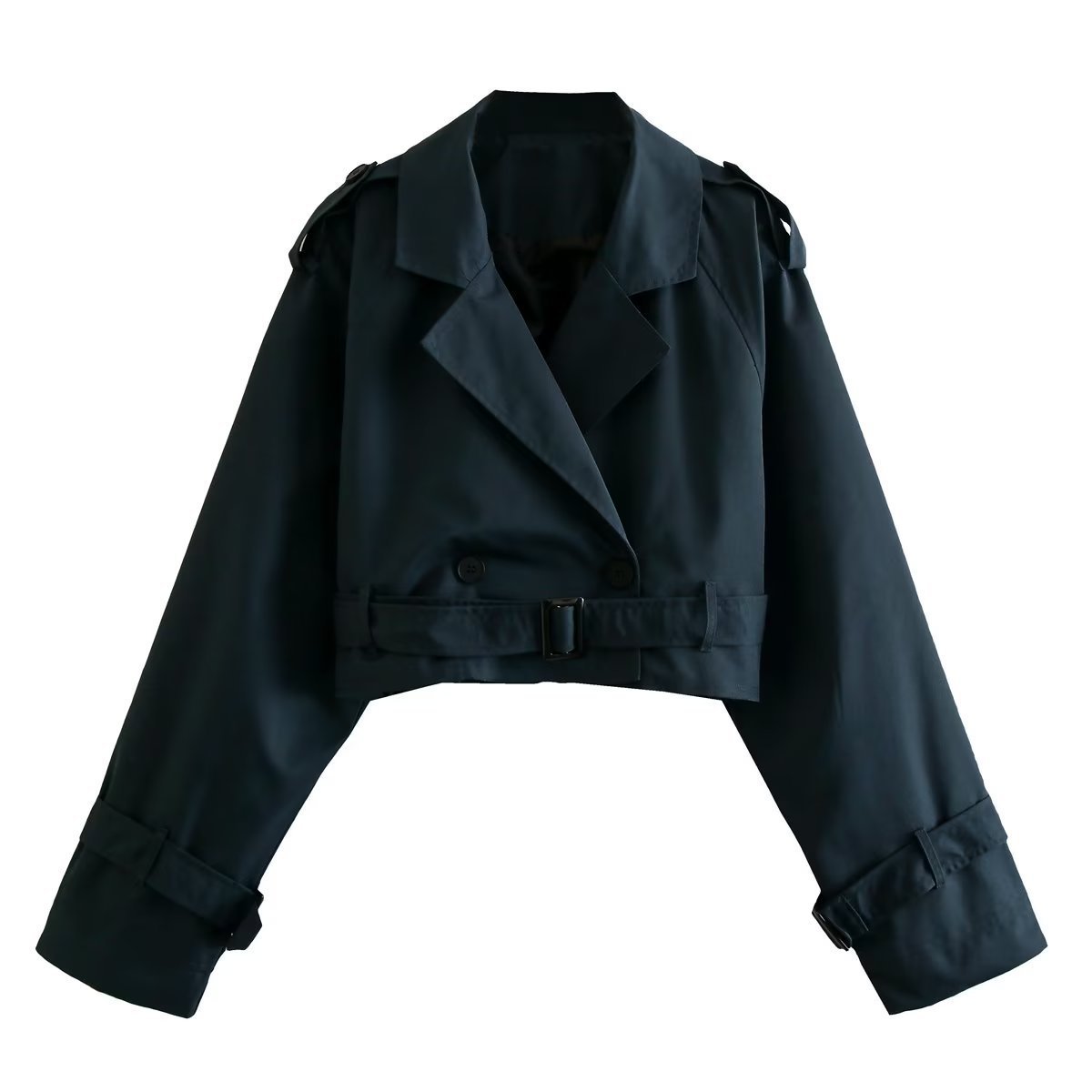 A European And American Style Women's Short Cut Windbreaker free delivery