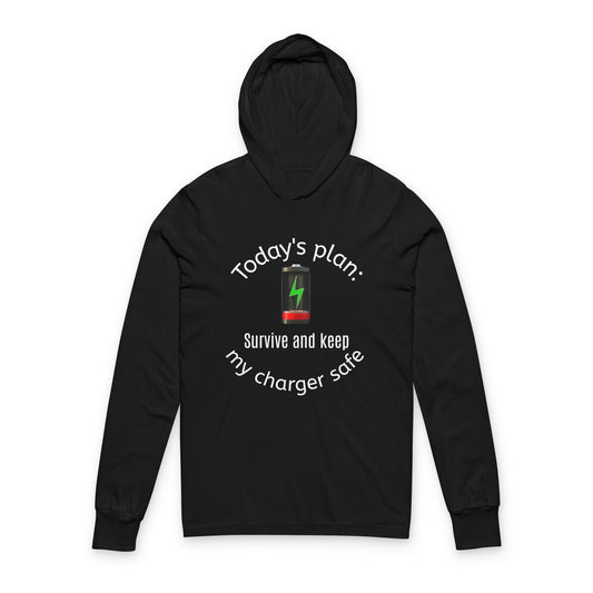 Energy Unisex Hooded Long Sleeve Tee