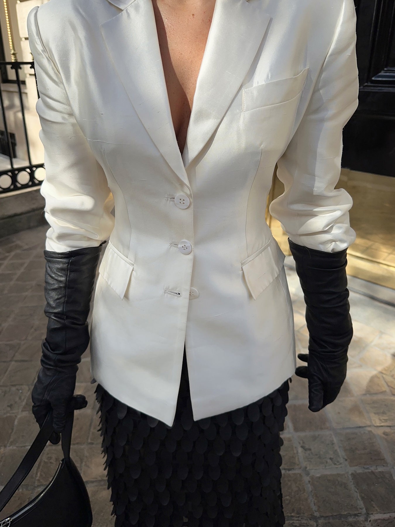 A Classic White Waist Blazer – Elegant Women’s Tailored Blazer | Free Delivery