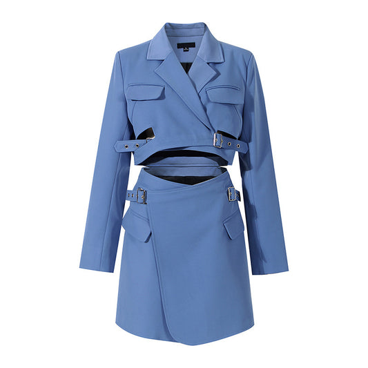 High Waist Skirt Short Skirt One-piece Suit free delivery