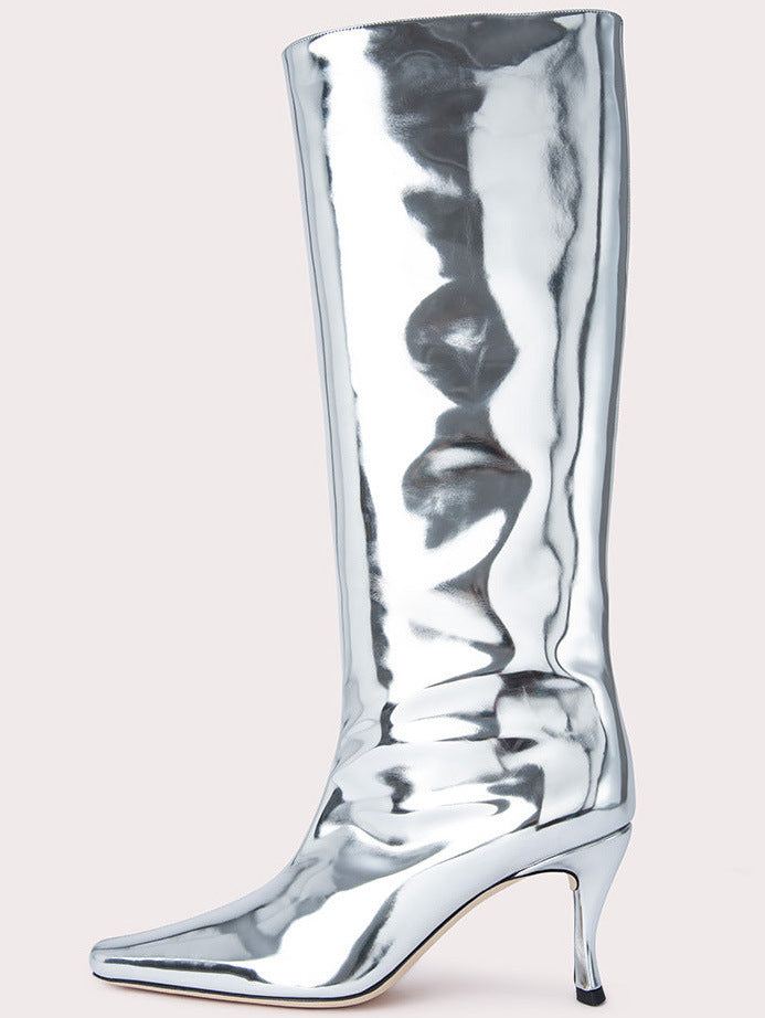 A New Style Square Head Cowboy Boot Women free delivery