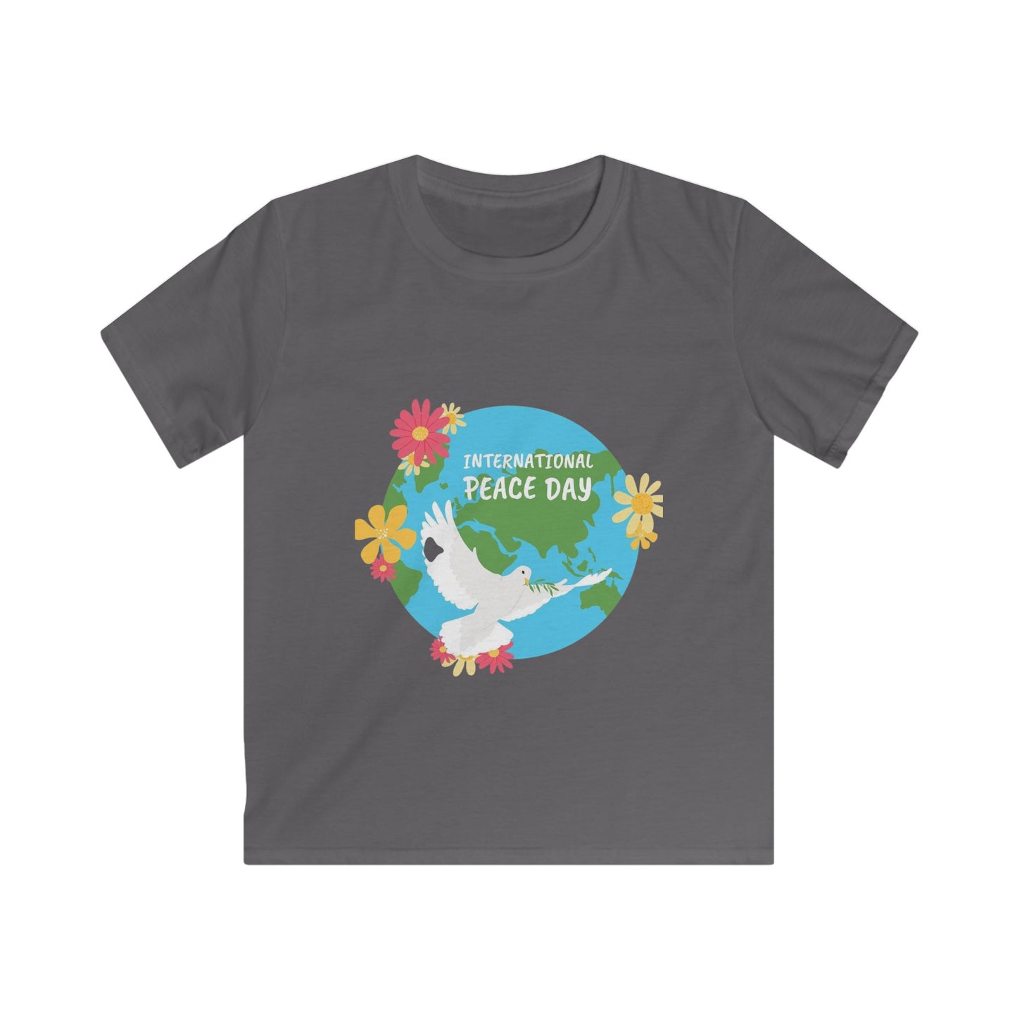 Peace day Kids Softstyle Tee