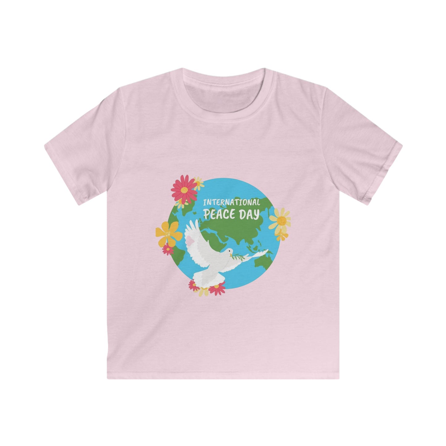 Peace day Kids Softstyle Tee