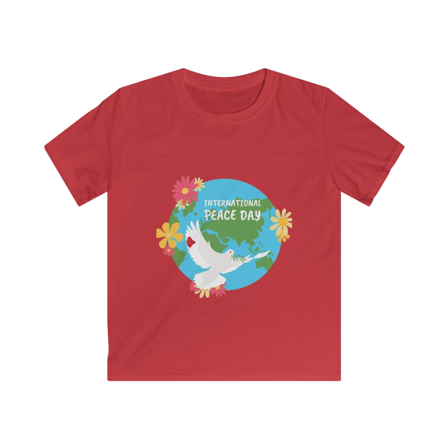 Peace day Kids Softstyle Tee