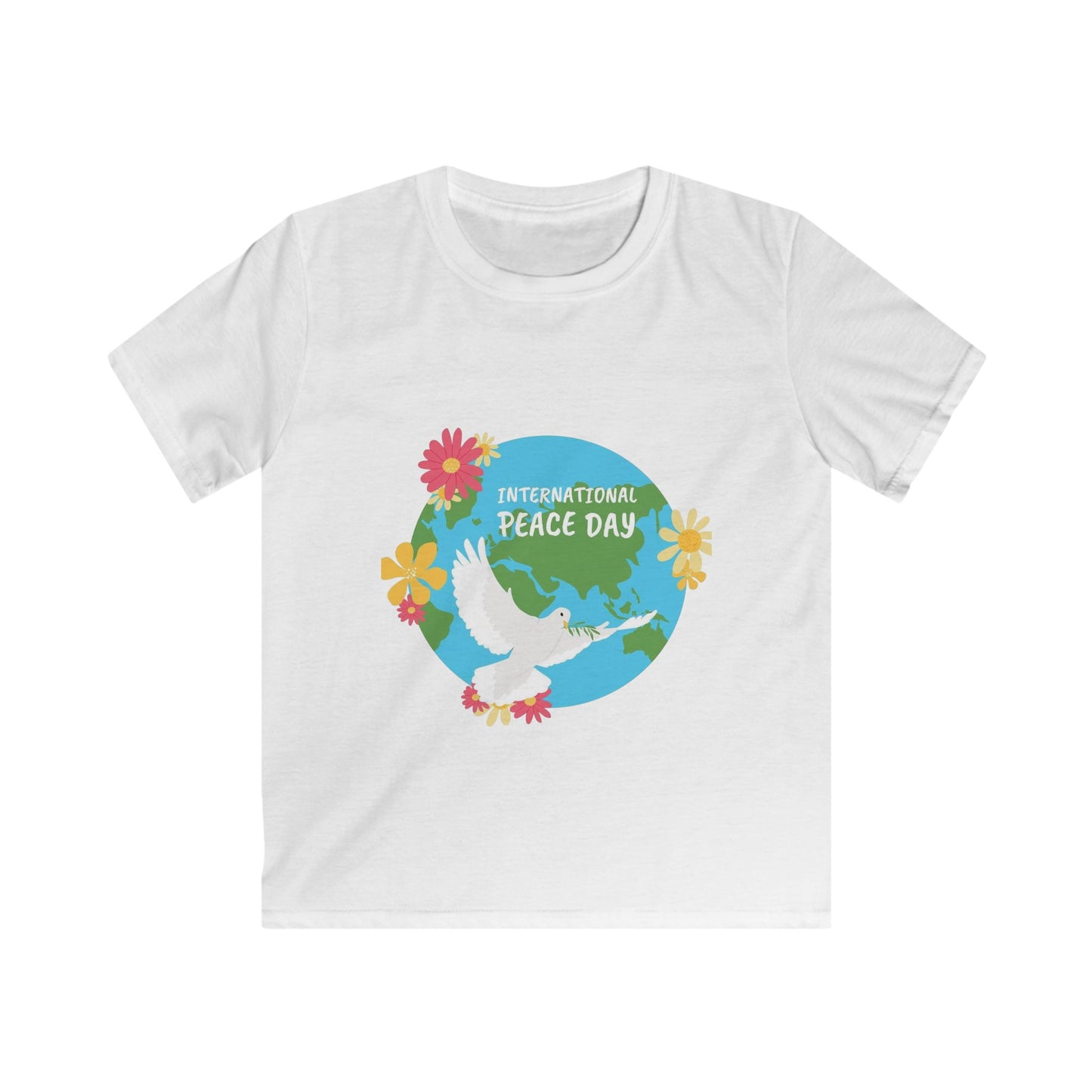 Peace day Kids Softstyle Tee