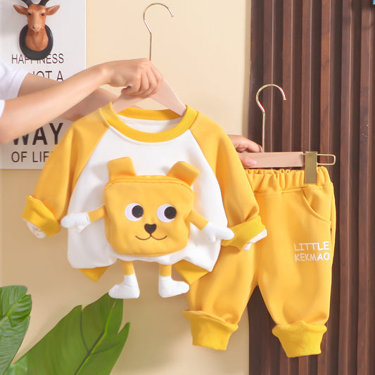 Baby Boy Autumn Clothes Suit Western Style free delivery