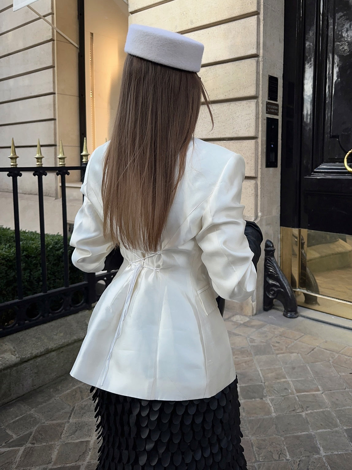 A Classic White Waist Blazer – Elegant Women’s Tailored Blazer | Free Delivery